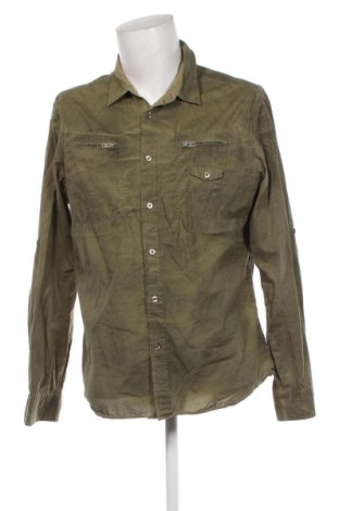 Ανδρικό πουκάμισο Guess, Μέγεθος XL, Χρώμα Πράσινο, Τιμή 20,87 €