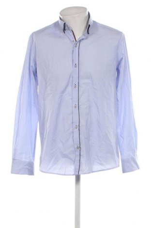 Ανδρικό πουκάμισο Guide London, Μέγεθος L, Χρώμα Μπλέ, Τιμή 15,31 €