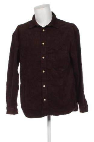 Мъжка риза H&M, Размер L, Цвят Кафяв, Цена 14,50 лв.