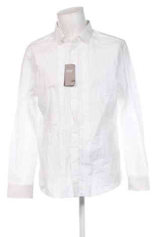 Ανδρικό πουκάμισο H&M, Μέγεθος XL, Χρώμα Λευκό, Τιμή 14,23 €