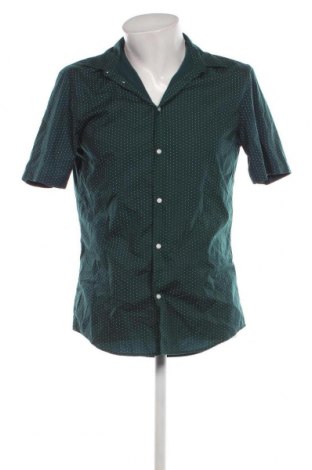 Мъжка риза H&M, Размер M, Цвят Зелен, Цена 16,53 лв.