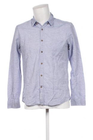 Herrenhemd H&M L.O.G.G., Größe M, Farbe Blau, Preis 20,18 €