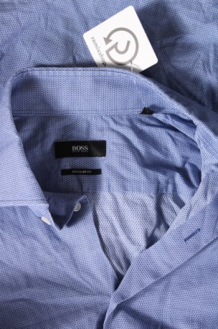 Ανδρικό πουκάμισο Hugo Boss, Μέγεθος L, Χρώμα Μπλέ, Τιμή 35,88 €