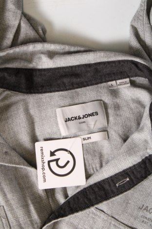 Herrenhemd Jack & Jones, Größe L, Farbe Grau, Preis 11,83 €