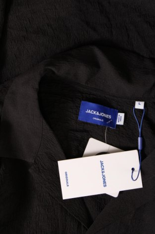 Herrenhemd Jack & Jones, Größe L, Farbe Schwarz, Preis € 22,83