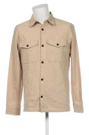 Herrenhemd Jack & Jones, Größe L, Farbe Beige, Preis 21,14 €