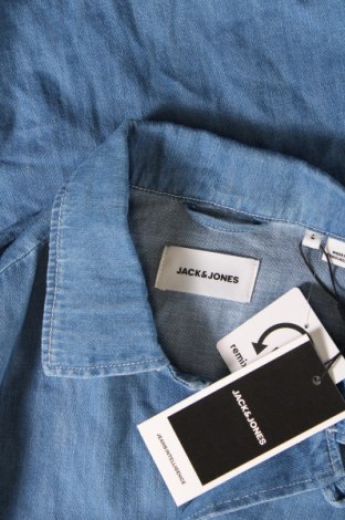 Cămașă de bărbați Jack & Jones, Mărime L, Culoare Albastru, Preț 153,75 Lei