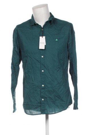 Ανδρικό πουκάμισο Jack & Jones, Μέγεθος L, Χρώμα Πράσινο, Τιμή 25,36 €