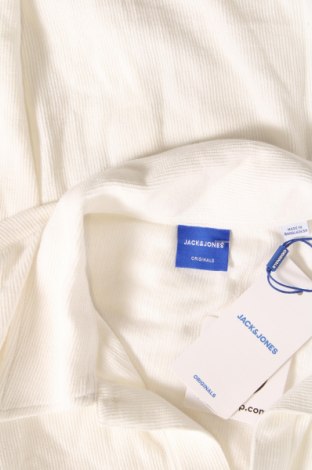 Herrenhemd Jack & Jones, Größe L, Farbe Weiß, Preis 24,09 €