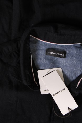 Мъжка риза Jack & Jones, Размер L, Цвят Черен, Цена 28,70 лв.