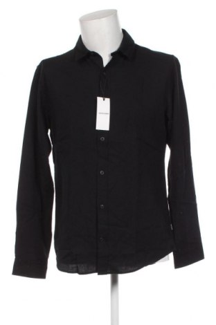 Herrenhemd Jack & Jones, Größe L, Farbe Schwarz, Preis € 16,91