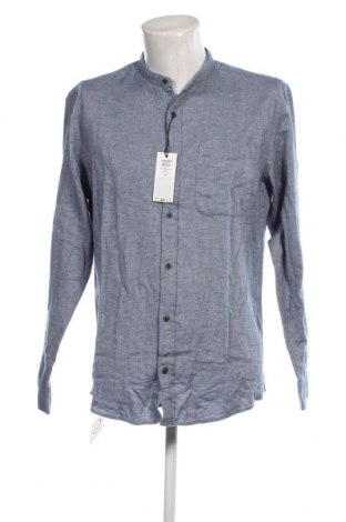 Ανδρικό πουκάμισο Jack & Jones, Μέγεθος XL, Χρώμα Μπλέ, Τιμή 29,59 €