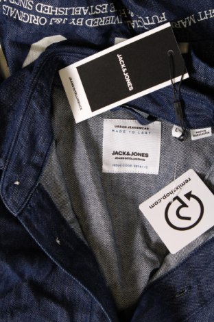 Мъжка риза Jack & Jones, Размер L, Цвят Син, Цена 44,28 лв.