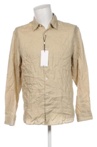 Herrenhemd Jack & Jones PREMIUM, Größe L, Farbe Beige, Preis 39,69 €