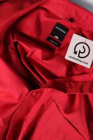 Herrenhemd Jean Carriere, Größe M, Farbe Rot, Preis 8,07 €