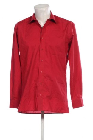 Herrenhemd Jean Carriere, Größe M, Farbe Rot, Preis 7,06 €