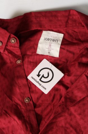 Мъжка риза Koton, Размер M, Цвят Червен, Цена 11,90 лв.