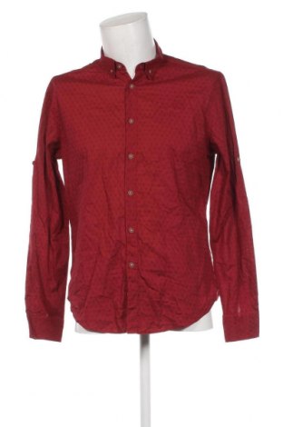Herrenhemd Koton, Größe M, Farbe Rot, Preis € 8,28