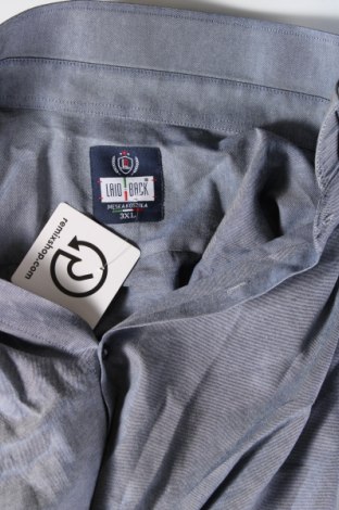 Ανδρικό πουκάμισο Laidback London, Μέγεθος 3XL, Χρώμα Μπλέ, Τιμή 27,22 €