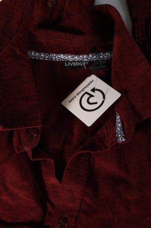 Herrenhemd Livergy, Größe M, Farbe Rot, Preis € 8,07