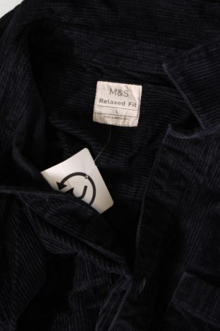 Herrenhemd Marks & Spencer, Größe L, Farbe Blau, Preis 18,79 €