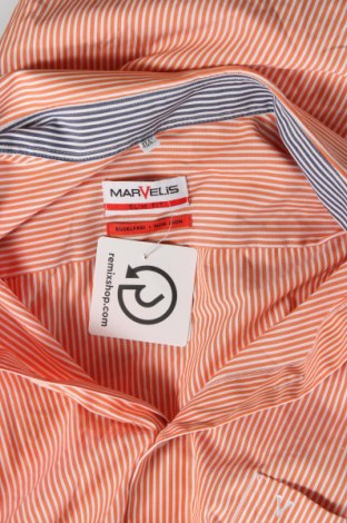 Мъжка риза Marvelis, Размер XL, Цвят Оранжев, Цена 18,70 лв.