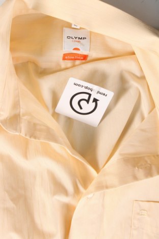Ανδρικό πουκάμισο Olymp, Μέγεθος XXL, Χρώμα Κίτρινο, Τιμή 13,66 €