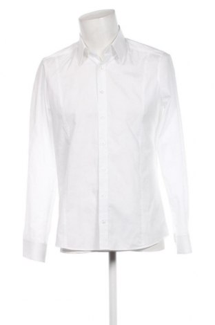 Ανδρικό πουκάμισο Olymp, Μέγεθος M, Χρώμα Λευκό, Τιμή 19,13 €