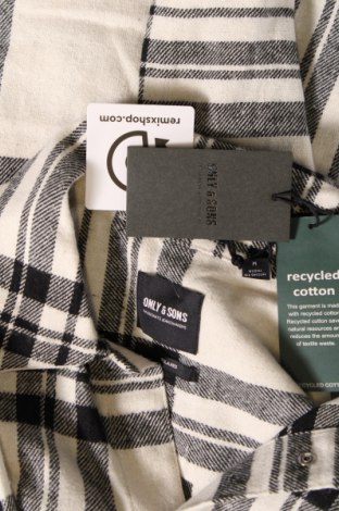 Herrenhemd Only & Sons, Größe M, Farbe Mehrfarbig, Preis € 6,99