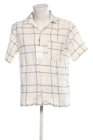 Ανδρικό πουκάμισο Originals By Jack & Jones, Μέγεθος L, Χρώμα Εκρού, Τιμή 23,81 €