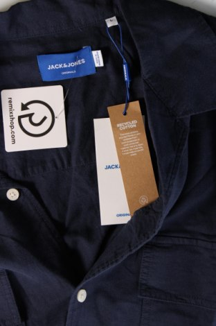 Ανδρικό πουκάμισο Originals By Jack & Jones, Μέγεθος L, Χρώμα Μπλέ, Τιμή 22,62 €