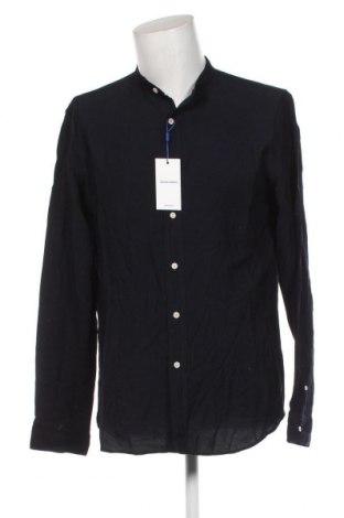Ανδρικό πουκάμισο Originals By Jack & Jones, Μέγεθος L, Χρώμα Μπλέ, Τιμή 21,83 €