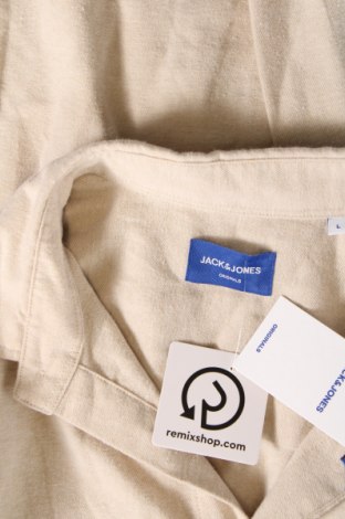 Pánská košile  Originals By Jack & Jones, Velikost L, Barva Béžová, Cena  1 116,00 Kč