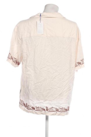 Ανδρικό πουκάμισο Originals By Jack & Jones, Μέγεθος L, Χρώμα Εκρού, Τιμή 39,69 €