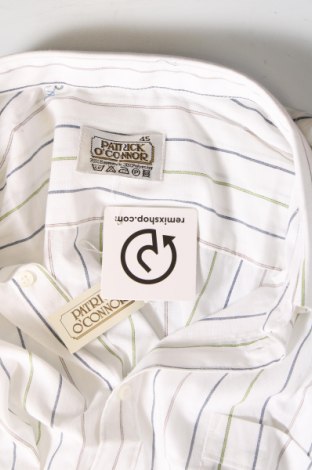 Ανδρικό πουκάμισο Patrick O'Connor, Μέγεθος XXL, Χρώμα Λευκό, Τιμή 21,99 €