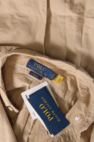Męska koszula Polo By Ralph Lauren, Rozmiar S, Kolor Beżowy, Cena 321,06 zł