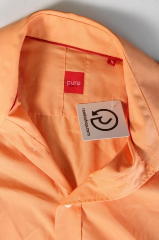 Herrenhemd Pur, Größe M, Farbe Orange, Preis € 9,77