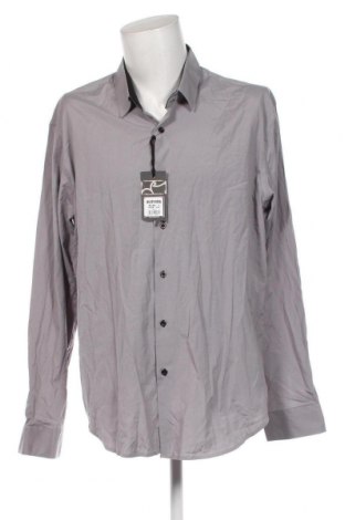 Мъжка риза Rusty Neal, Размер 3XL, Цвят Сив, Цена 34,65 лв.