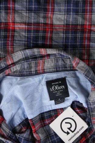Ανδρικό πουκάμισο S.Oliver, Μέγεθος XL, Χρώμα Πολύχρωμο, Τιμή 9,46 €