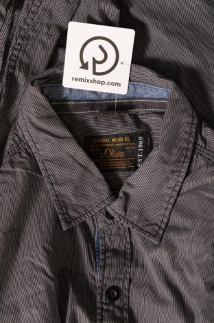 Ανδρικό πουκάμισο S.Oliver, Μέγεθος M, Χρώμα Μπλέ, Τιμή 34,00 €