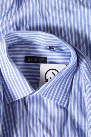 Ανδρικό πουκάμισο Secolo, Μέγεθος XL, Χρώμα Μπλέ, Τιμή 17,94 €