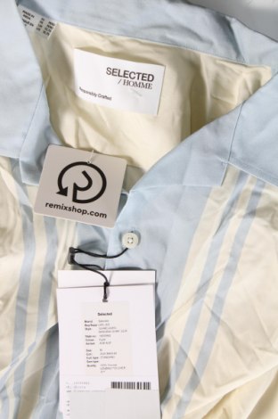 Ανδρικό πουκάμισο Selected Homme, Μέγεθος M, Χρώμα Εκρού, Τιμή 22,62 €