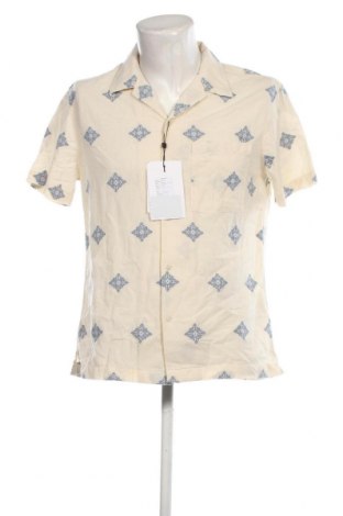Ανδρικό πουκάμισο Selected Homme, Μέγεθος M, Χρώμα Εκρού, Τιμή 22,62 €