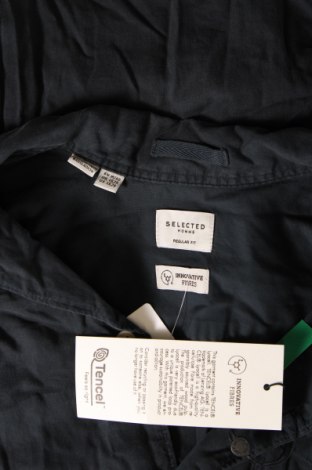 Ανδρικό πουκάμισο Selected Homme, Μέγεθος M, Χρώμα Μπλέ, Τιμή 22,62 €
