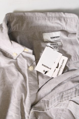 Herrenhemd Sonoma, Größe XXL, Farbe Grau, Preis 17,61 €