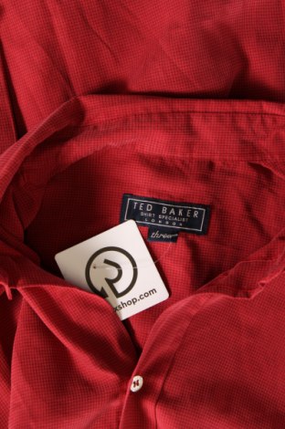 Herrenhemd Ted Baker, Größe M, Farbe Rot, Preis 39,83 €