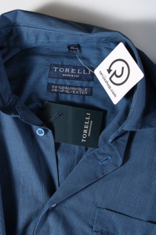 Мъжка риза Torelli, Размер M, Цвят Син, Цена 24,84 лв.