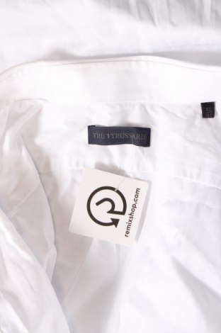 Herrenhemd Trussardi, Größe L, Farbe Weiß, Preis 52,44 €