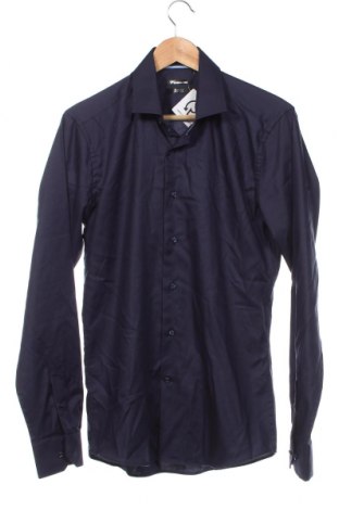 Ανδρικό πουκάμισο Vannucci, Μέγεθος M, Χρώμα Μπλέ, Τιμή 5,75 €