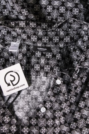 Ανδρικό πουκάμισο Walbusch, Μέγεθος L, Χρώμα Μαύρο, Τιμή 15,44 €